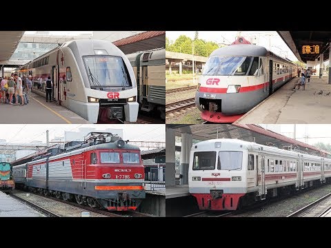 [Georgian Railway] Trains in Tbilisi 2018 / トビリシ駅を発着する列車